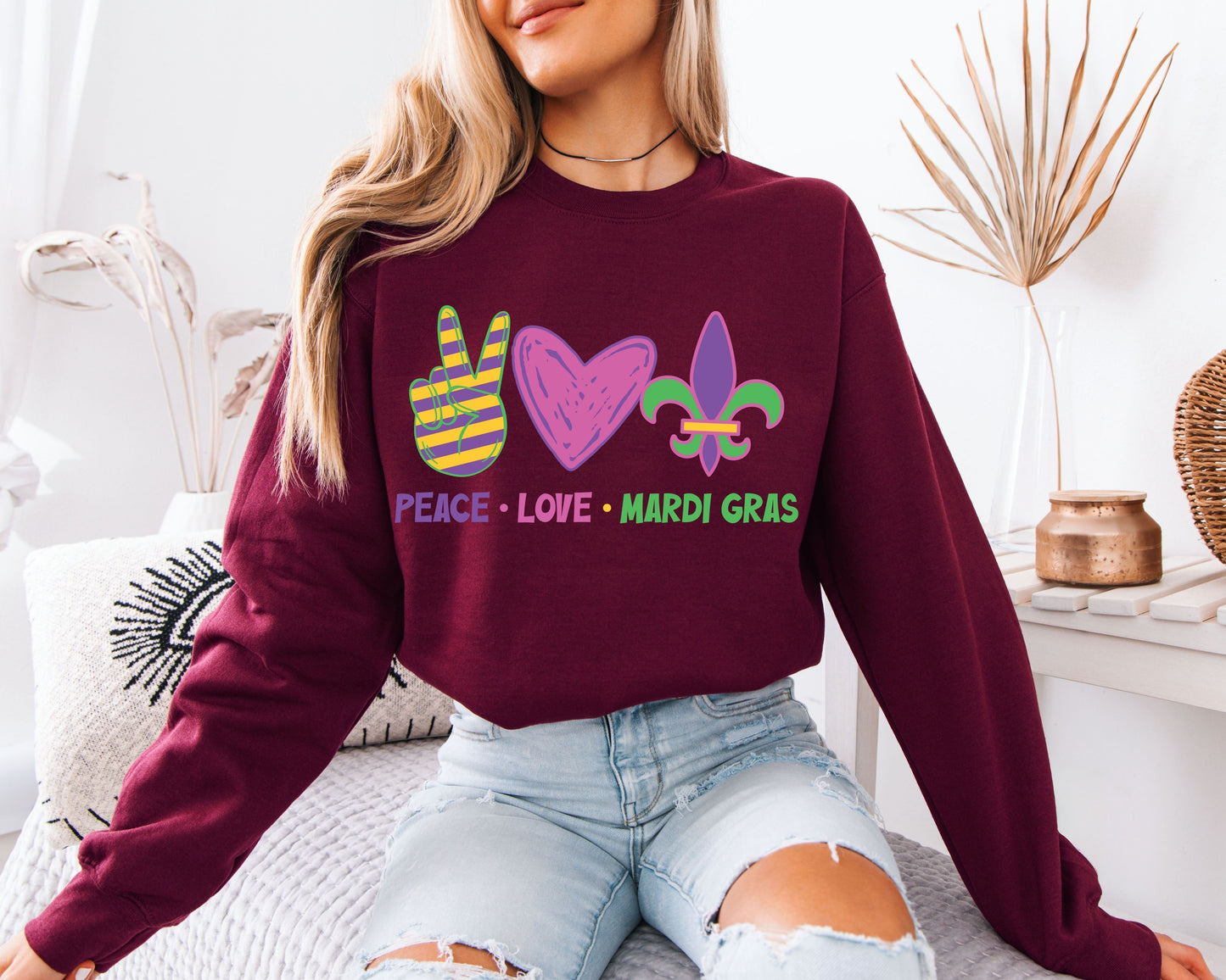Parade Day Mardi Gras Sweatshirt