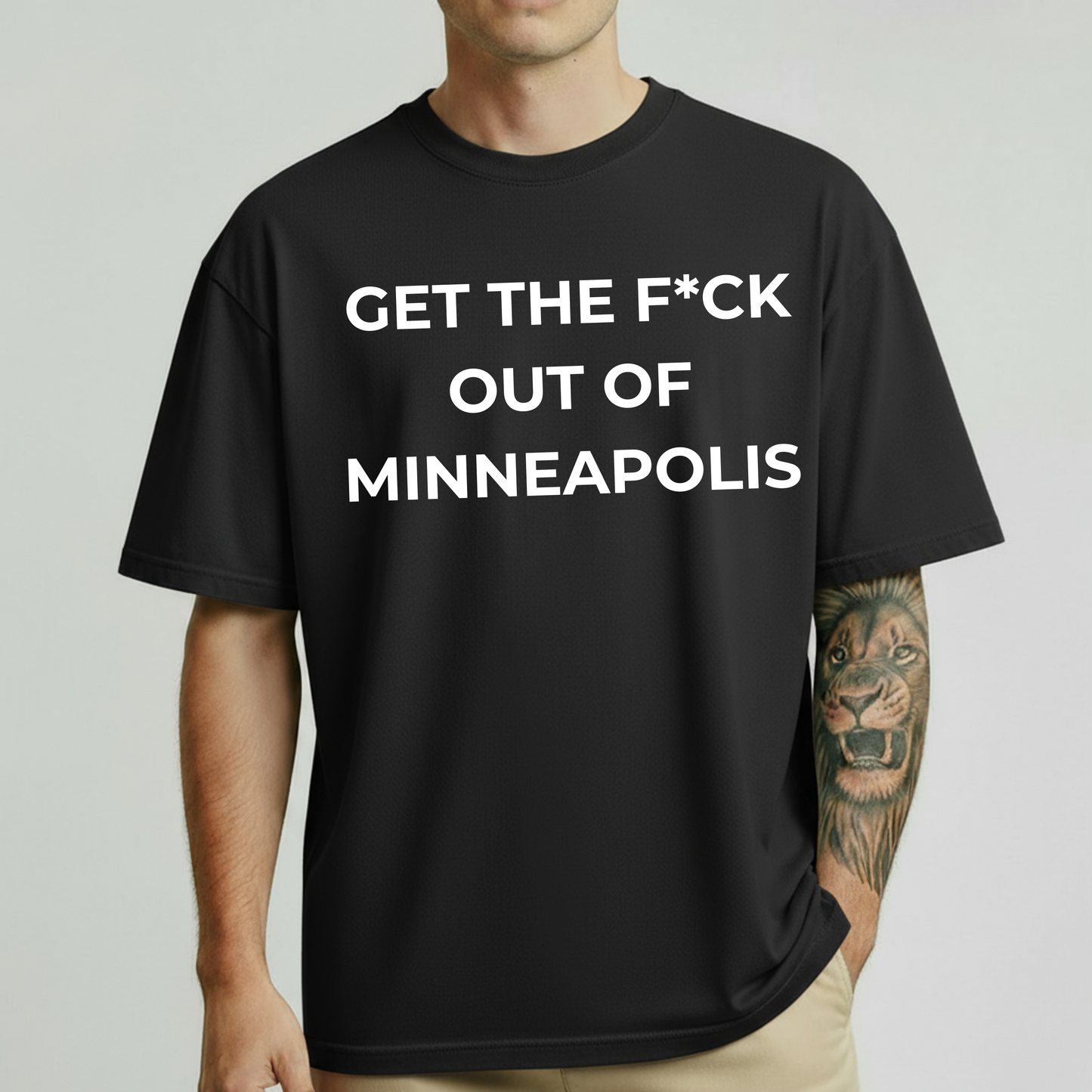 Get The F*ck Out Of Minneapolis Graphic T-Shirt | Premium Unisex Cotton