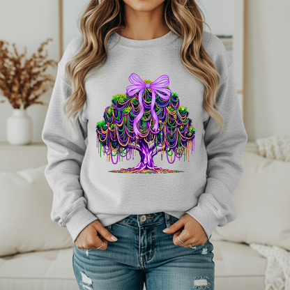 Mardi Gras Tree Festival Sweatshirt