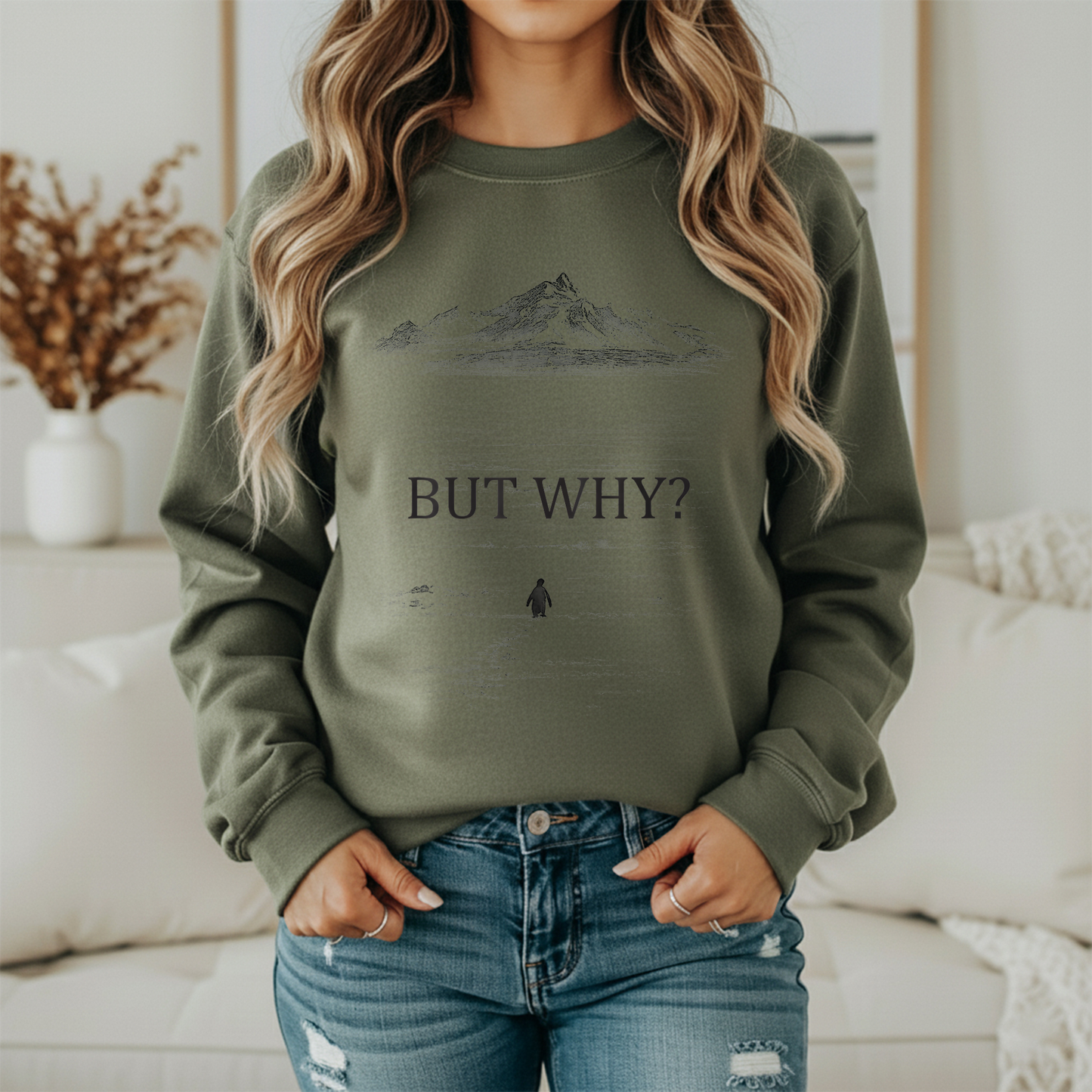 But Why Penguin? – Internet Culture Sweatshirt