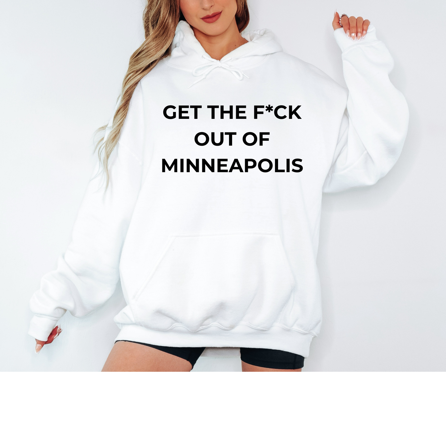 "Get The F*ck Out Of Minneapolis" Hoodie | Premium Unisex Fleece