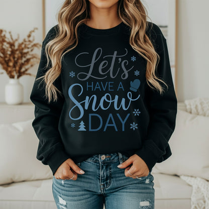 Snowy Days Sweatshirt – Winter Season Cozy Graphic