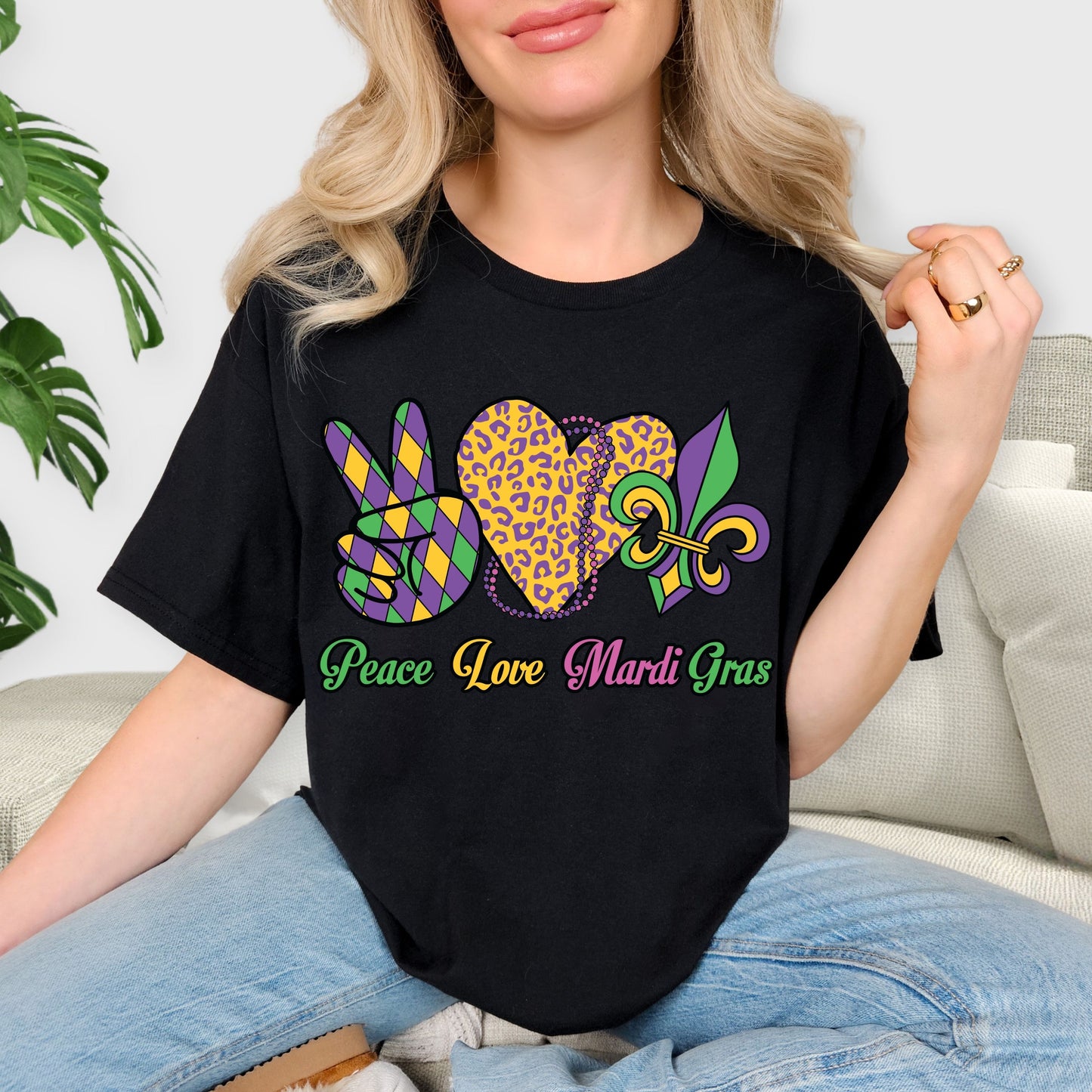 Mardi Gras Graphic Festival Shirt