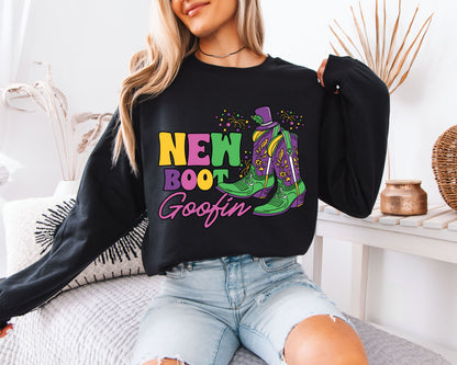 Vibrant Carnival Mardi Gras Sweatshirt