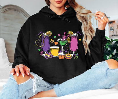 Mardi Gras Hoodie – Festival Night Outfit