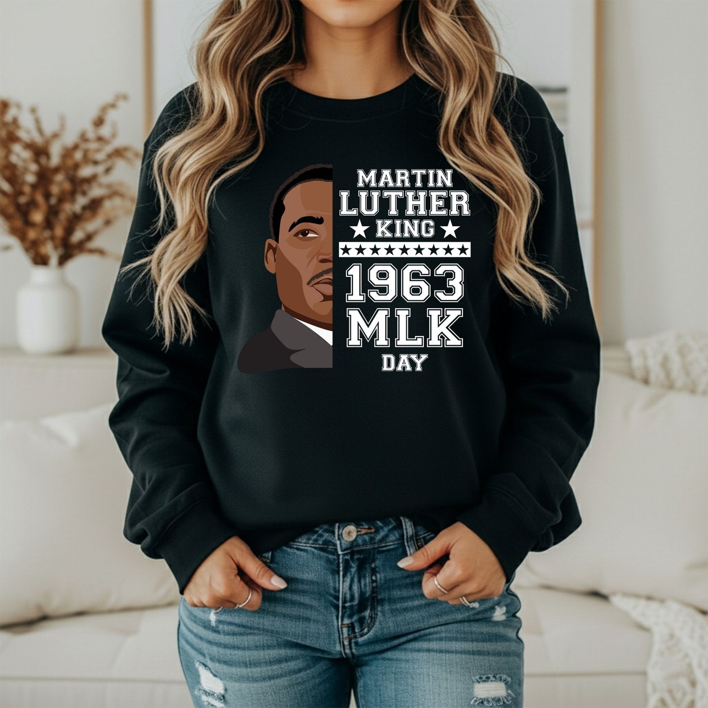 Martin Luther King Jr. Equality Symbol Sweatshirt – Inspirational Design
