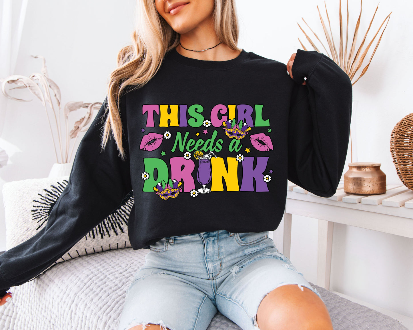 Mardi Gras Festival Essential Sweatshirt
