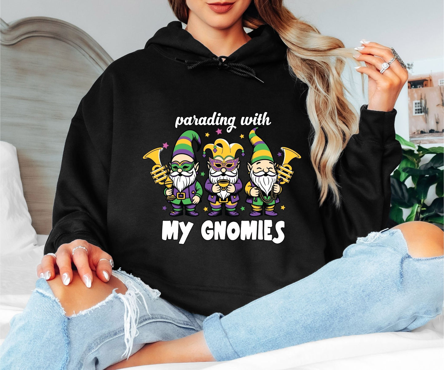 Mardi Gras Graphic Hoodie – Festival Streetwear