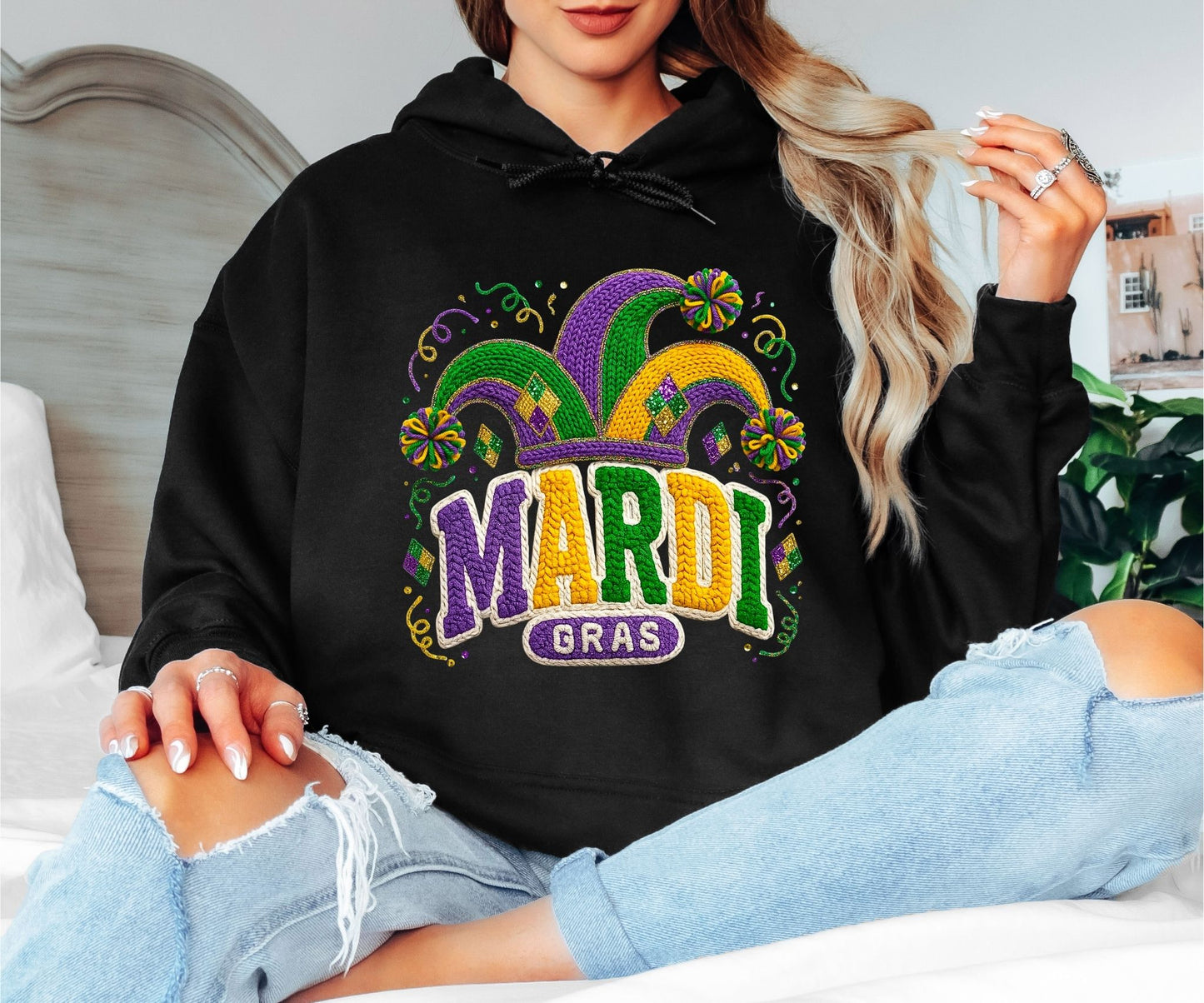 Mardi Gras Hoodie – Let the Good Times Roll Carnival