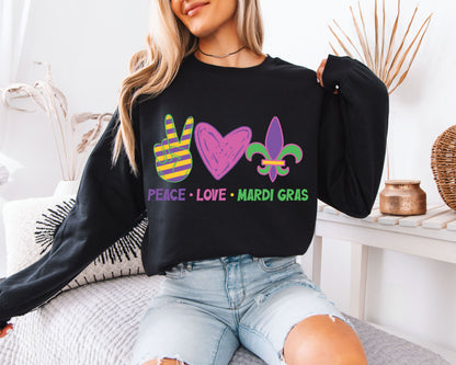 Parade Day Mardi Gras Sweatshirt