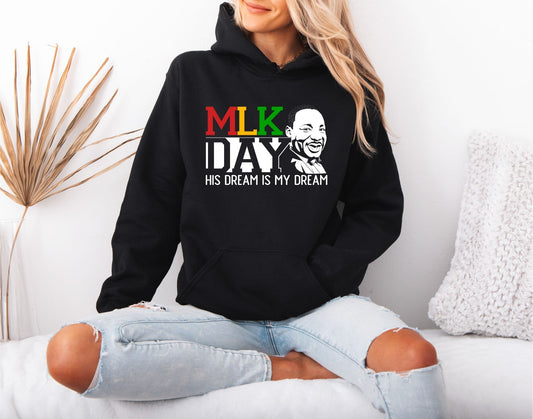 MLK Hope and Peace Hoodie – Inspirational Graphic Hoodie