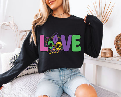 Classic Carnival Mardi Gras Sweatshirt
