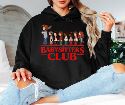 The Babysitters Club Hoodie, Retro Book Series Inspired Graphic Hoodie, Cozy Unisex Pullover