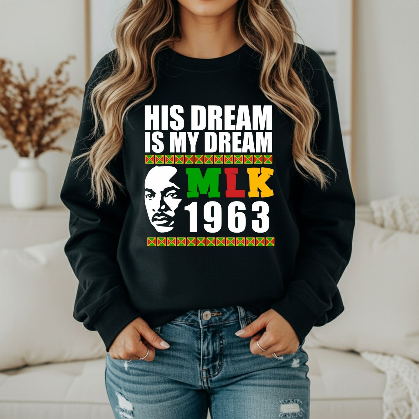 Martin Luther King Jr. Peaceful Change Sweatshirt – Inspirational Quote