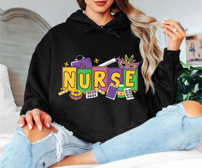 Mardi Gras Hoodie – Let the Good Times Roll Quote