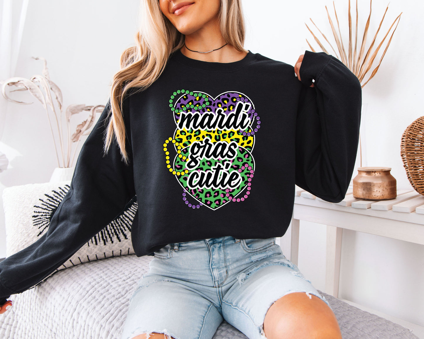 Cozy Fat Tuesday Mardi Gras Sweatshirt