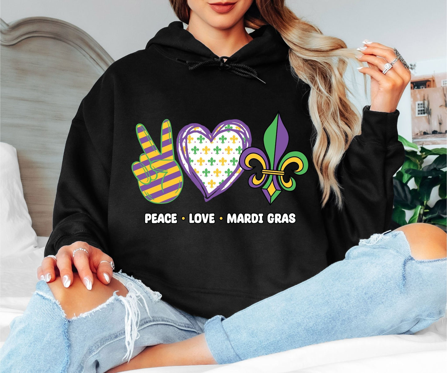 Mardi Gras Hoodie – Fat Tuesday Party Outfit