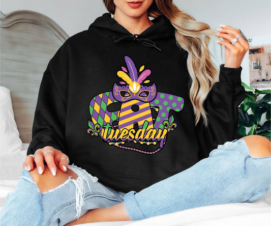 Mardi Gras Hoodie – Carnival Graphic Hoodie