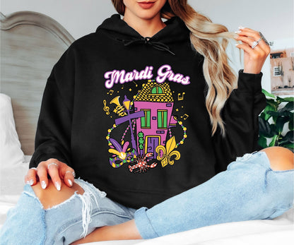 Mardi Gras Hoodie – Carnival Graphic Streetwear