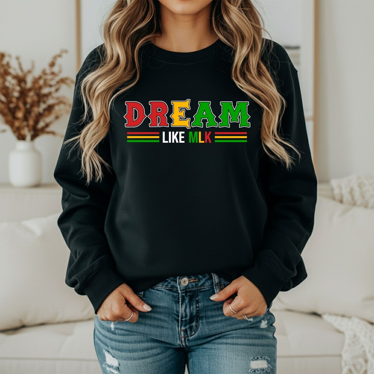 MLK Civil Rights Icon Sweatshirt – Justice & Peace Theme