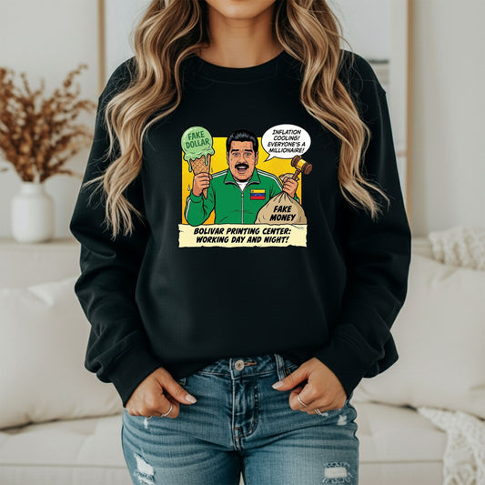 Venezuela Freedom Sweatshirt – Call for Maduro’s Arrest Design