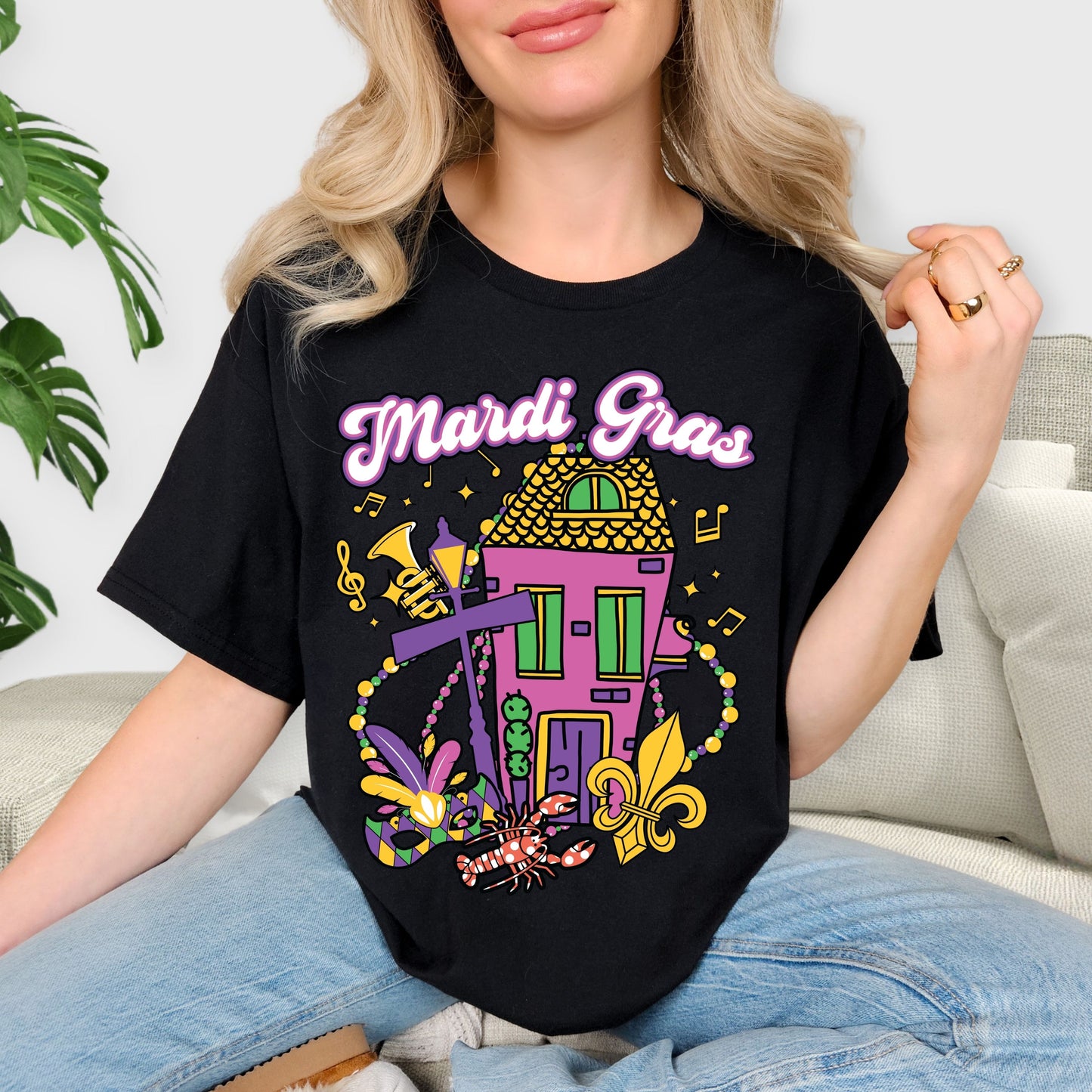Festival Style Shirt for Mardi Gras