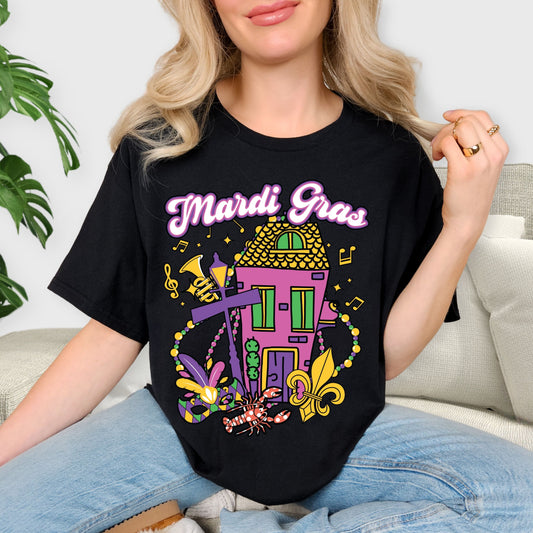 Festival Style Shirt for Mardi Gras
