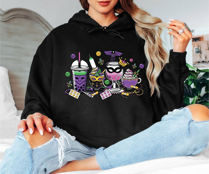 Mardi Gras Hoodie – Classic Fat Tuesday Style