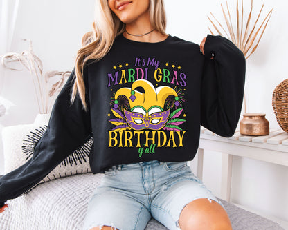 Mardi Gras Street Style Cozy Sweatshirt