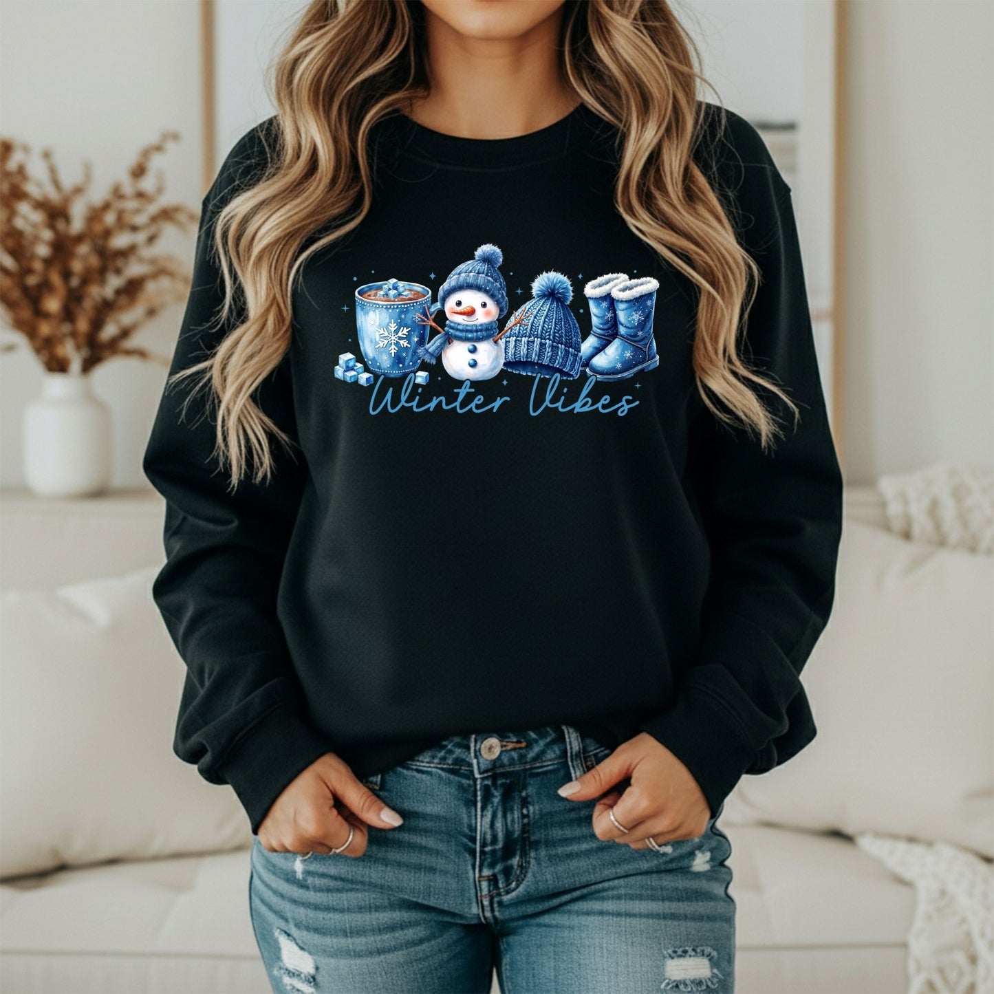 Winter Snow Mood Sweatshirt – Cozy Seasonal Graphic