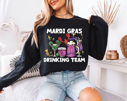 Mardi Gras Festival Mood Crewneck