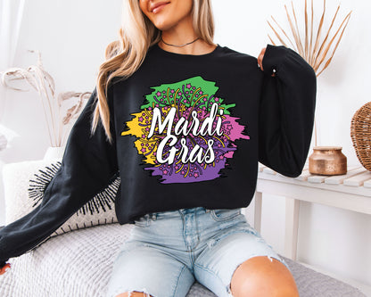 Fat Tuesday Ready Mardi Gras Sweatshirt