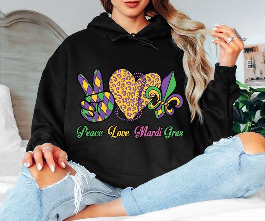 Mardi Gras Hoodie – New Orleans Carnival Energy