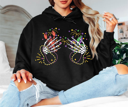 Mardi Gras Hoodie – New Orleans Inspired Design