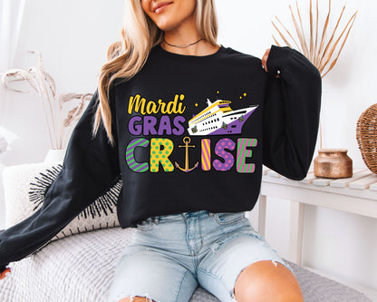 Mardi Gras Fun & Festive Crewneck