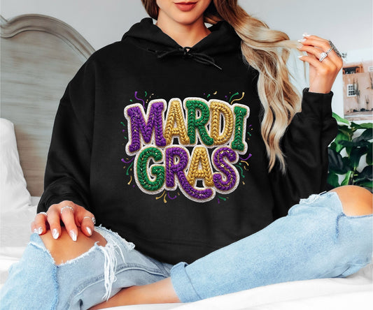 Mardi Gras Hoodie – Bold Carnival Energy