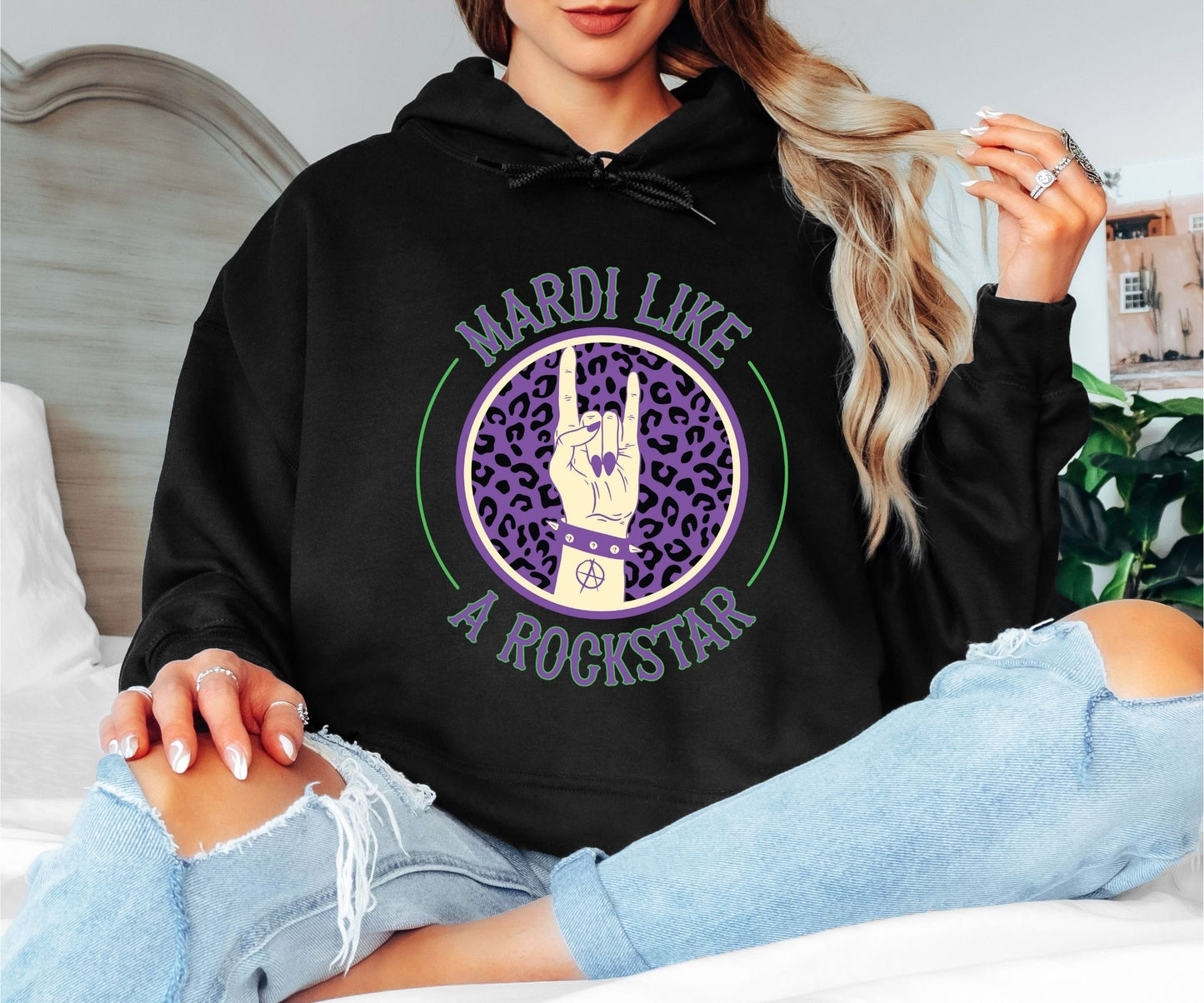 Funny Mardi Gras Saying Hoodie – Party Ready