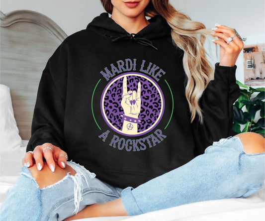 Funny Mardi Gras Saying Hoodie – Party Ready