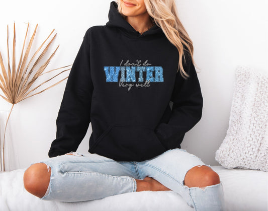 Winter Season Graphic Hoodie – Cozy Aesthetic Design
