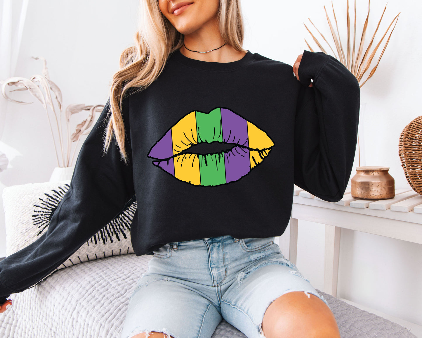 Let the Good Times Roll Mardi Gras Sweatshirt