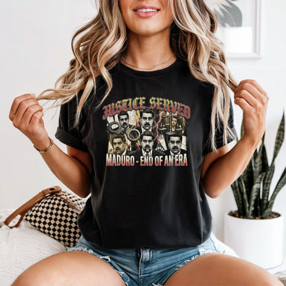 Maduro Arrest Protest Design – Freedom and Justice Political Statement