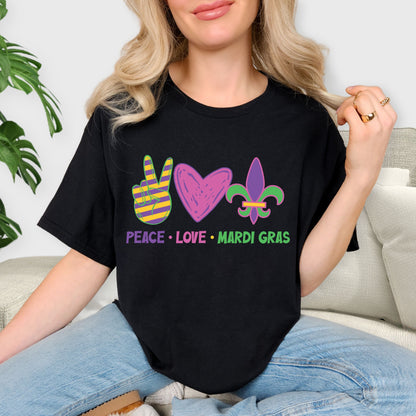 Carnival Vibes Tee, Mardi Gras Inspired Shirt