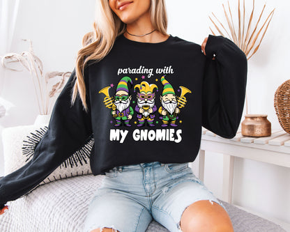 Mardi Gras Party Season Cozy Sweatshirt