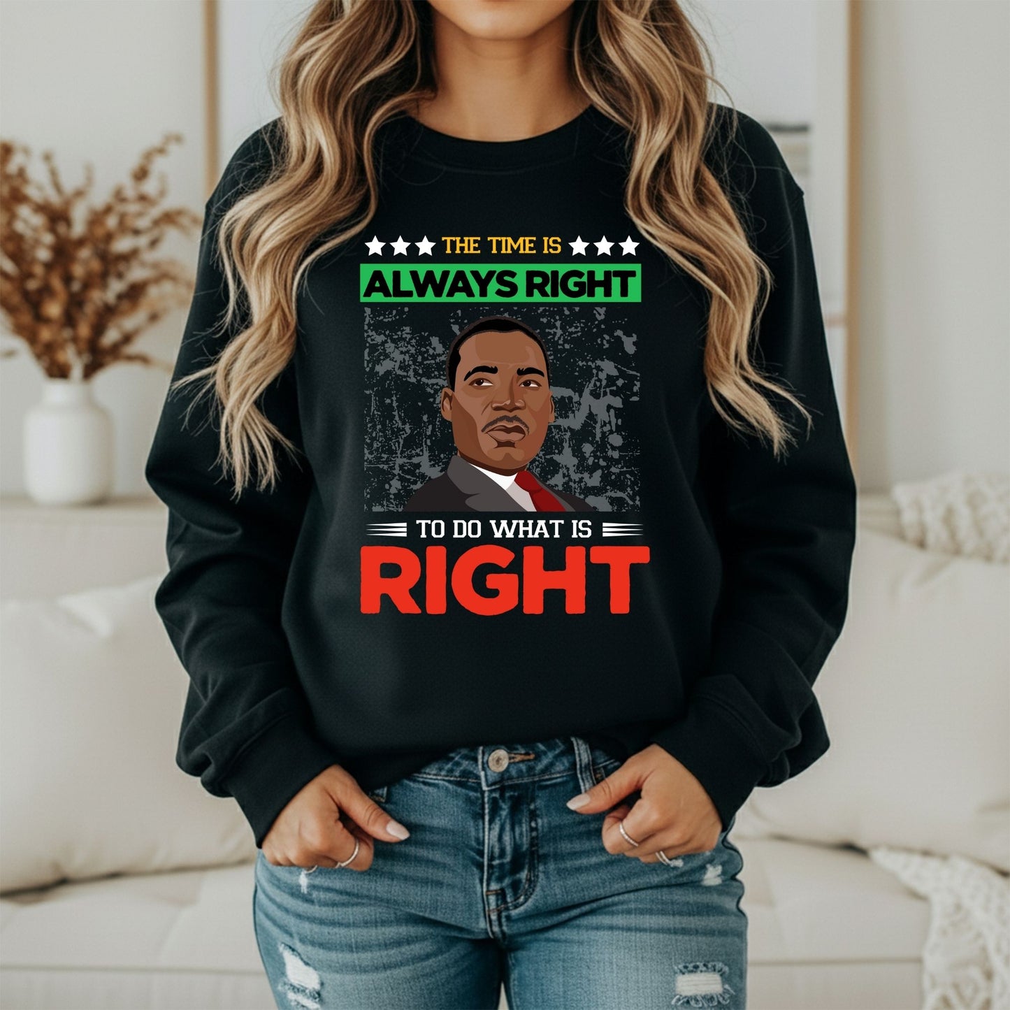 MLK Stand for Human Rights Sweatshirt – Justice Inspired