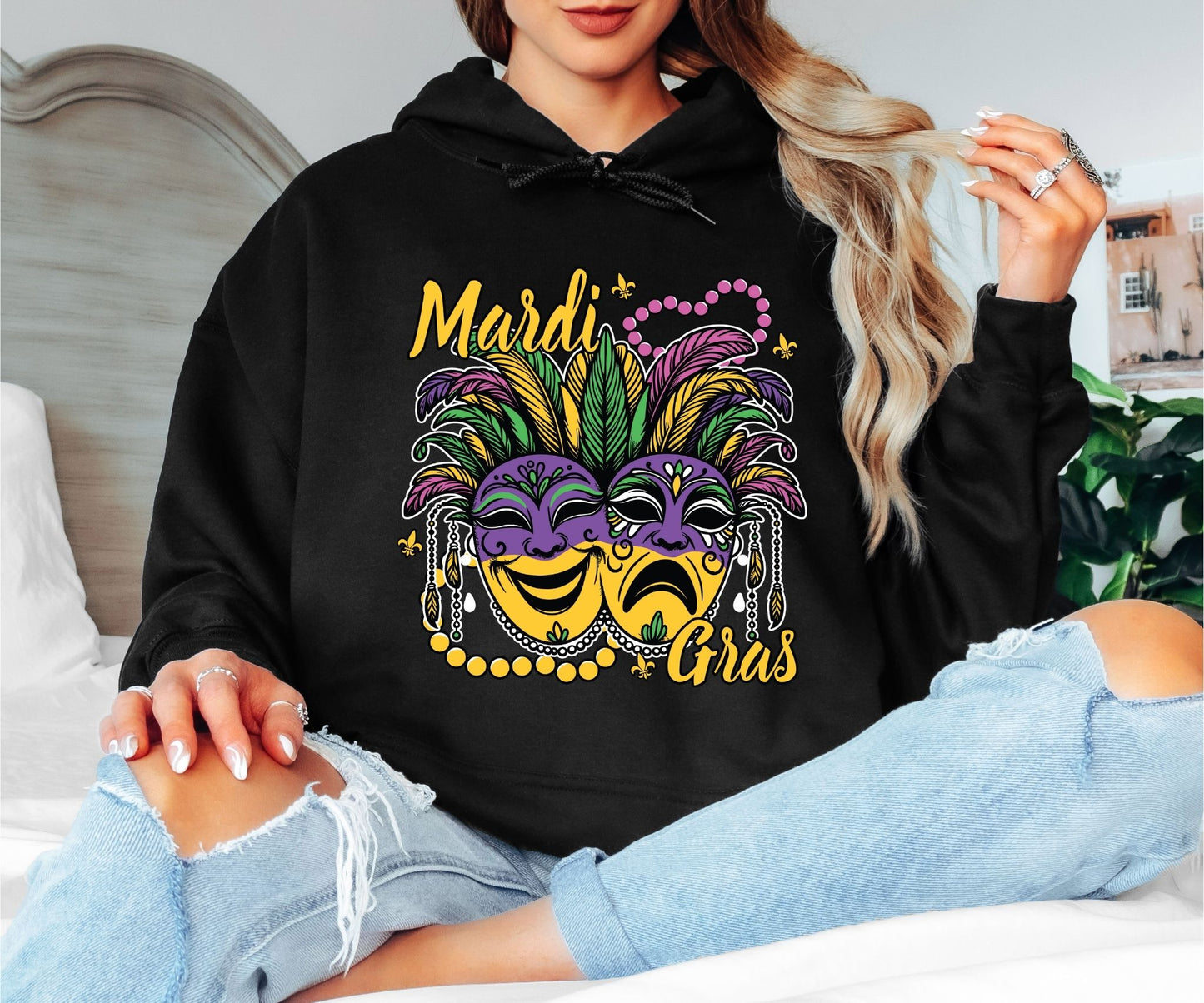 Mardi Gras Party Hoodie – Fat Tuesday Pullover