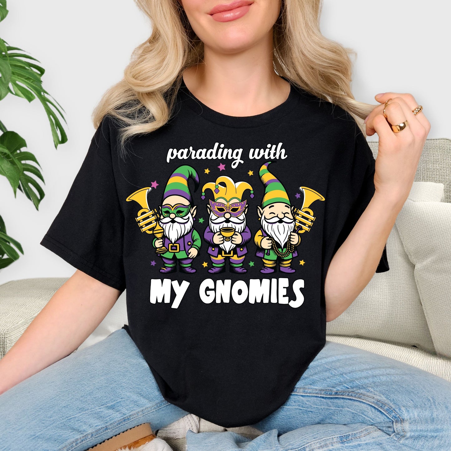 Colorful Mardi Gras Carnival Tee Shirt