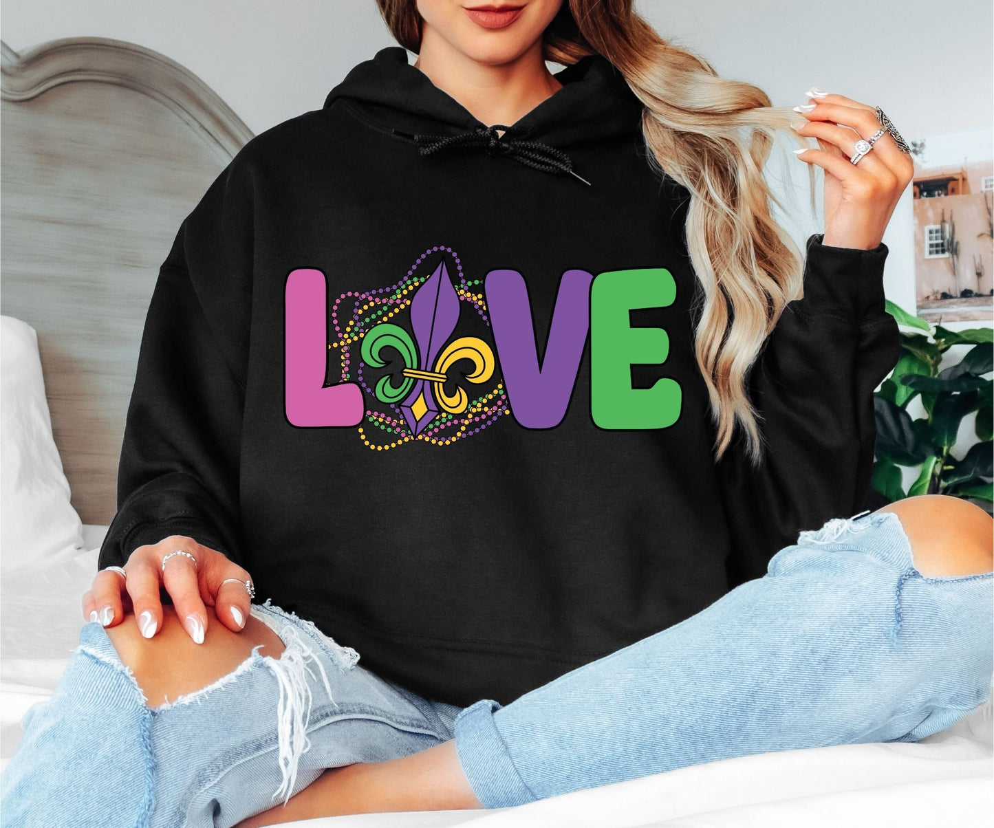 Cute Mardi Gras Hoodie – Fun Carnival Aesthetic
