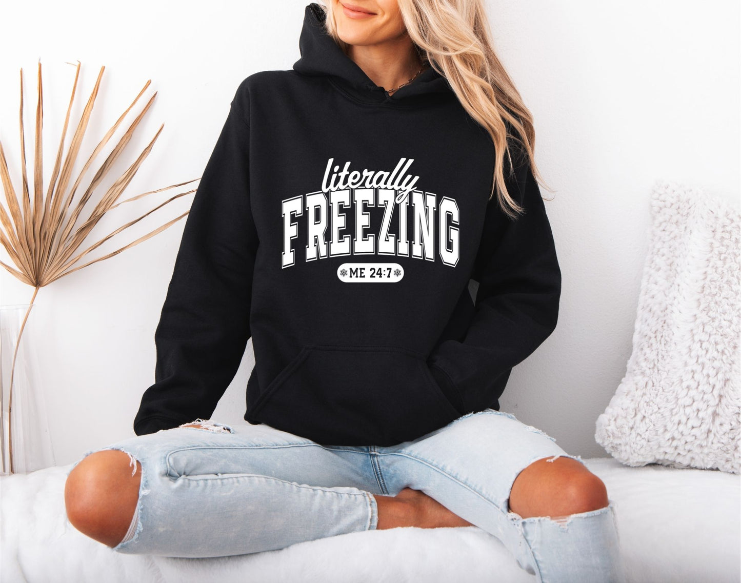 Winter Snow Vibes Hoodie – Cold Season Inspired Style
