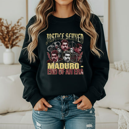 Arrest Maduro Sweatshirt – Freedom for Venezuela Political Graphic