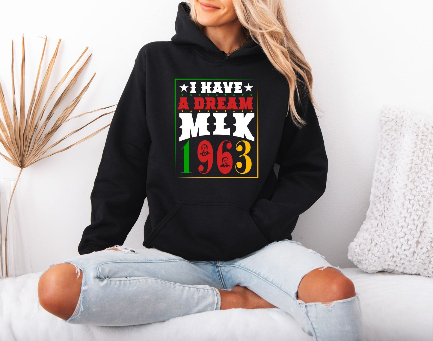 Martin Luther King Jr. Equality Hoodie – Classic Civil Rights Design
